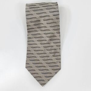 Croft & Barrow Patterned Silk Men's Neck Tie Taupe‎ Tan Grey
